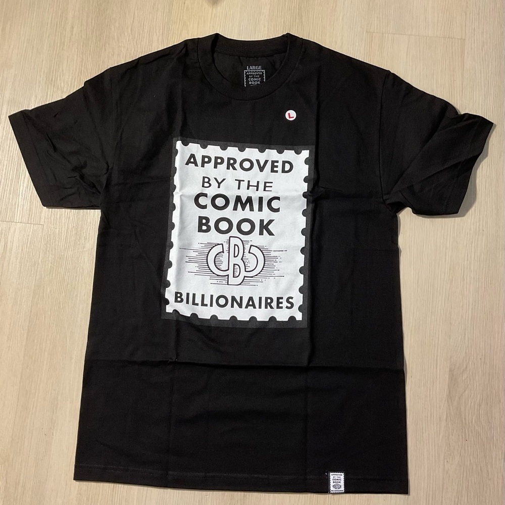 Approved by the Comic Book Black Tee Size(L,XL)